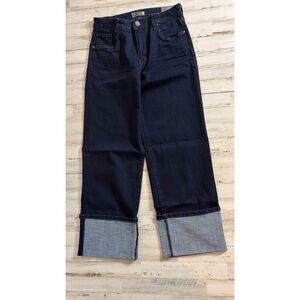 Kut From The Kloth High Rise Wide-Leg Jeans Sz 00 (Waist 25")Academia Preppy